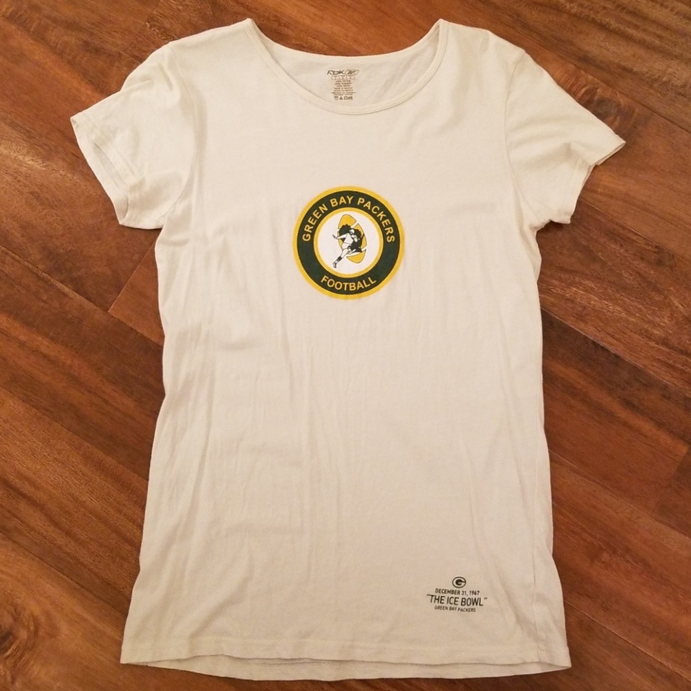 Reebok Green Bay Packers throwback shirt - Large
